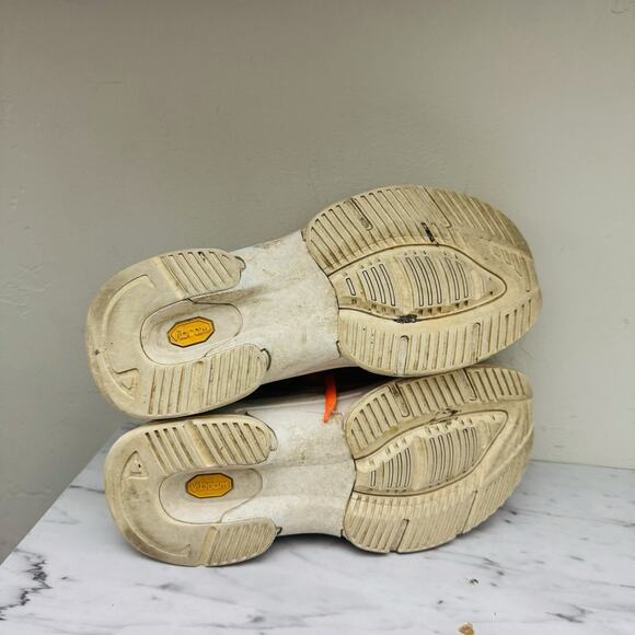 Brandblack Kite Racer Sneakers White And Orange Mens Size 6.5 - Picture 7 of 10